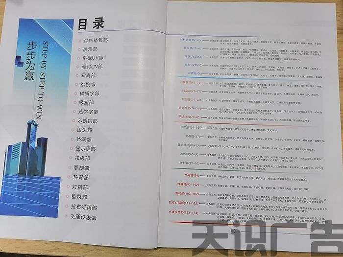 产品目录包含哪些内容？(图1)