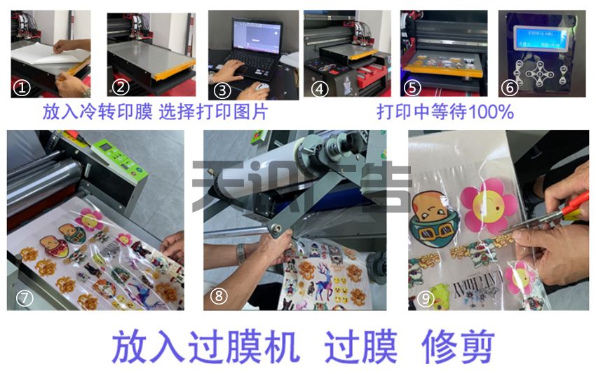 制作水晶标AB膜画面工艺步骤(图2)