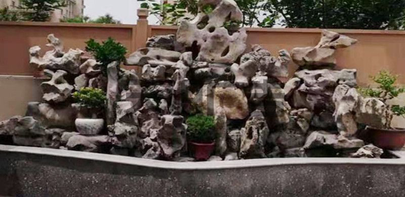 塑石假山的盆景制作是怎样的？(图1)