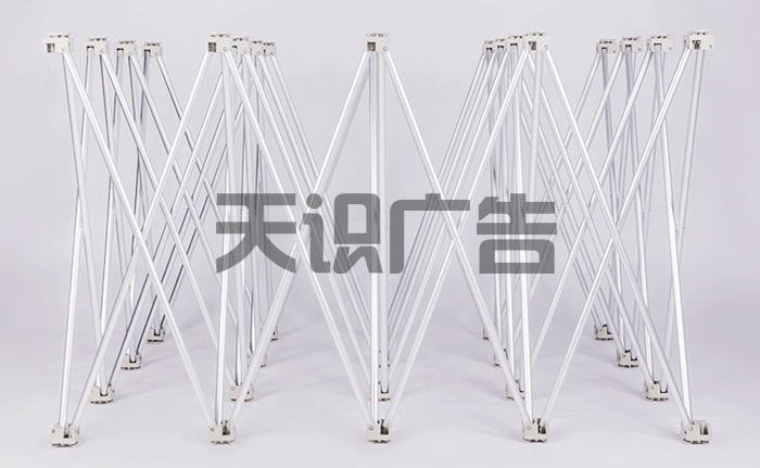 拉网展架的架子可以用什么材料制作 (图1)