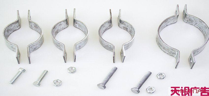 认识道路指示标牌安装配件抱箍 尺寸规格(图1) 认识道路指示标牌安装配件抱箍 尺寸规格(图1)